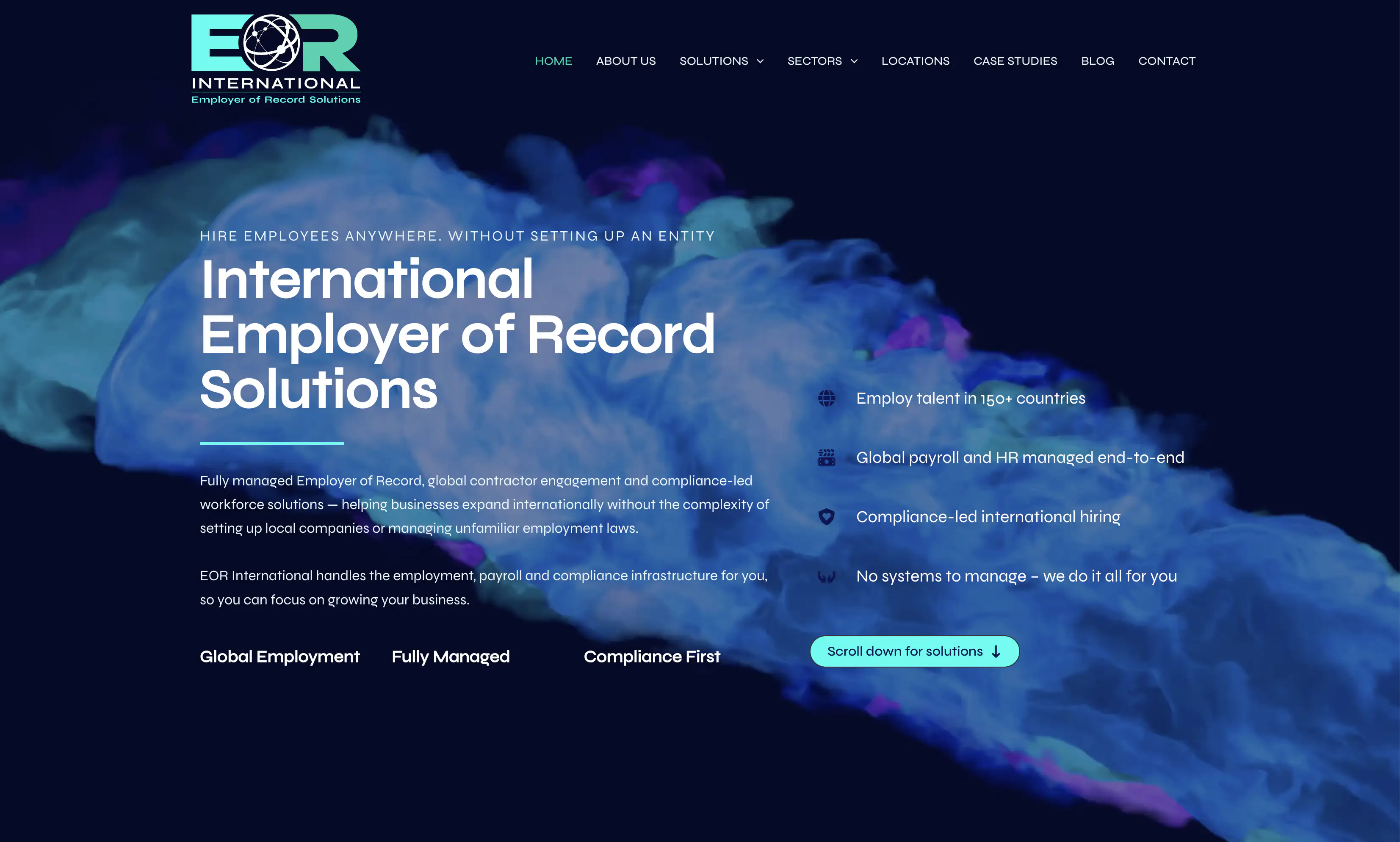 EOR International website